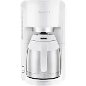Rowenta Adagio Edelstahl CT3811, Filterkaffeemaschine, 1,25 l, Gemahlener Kaffee, 850 W, Edelstahl, Weiß