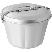 Dr. Oetker Wasserbadform Classic 2,5 L Ø 19 cm Aluminium elox
