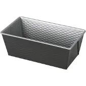 Kaiser Backformen Kastenform "Inspiration", grau, B:12,5cm L:25,5cm T:5,9cm, Stahl, Küchenformen, Kastenform, Mini Königskuchenform, Kastenbackform, Stahl antihaftbeschichtet