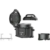 Ninja OP300, 6 l, 1460 W, Schwarz, Kunststoff, Keramik, Tasten, Berührung