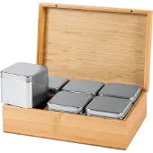 Bredemeijer Teebox Bamboo Braun (7-teilig)