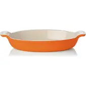 Le Creuset Traditionelle ovale Auflaufform 28 cm Orange