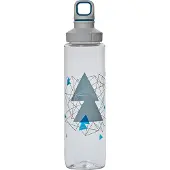 EMSA Trinkflasche Tritan ScrGeometry 0,7l transparent