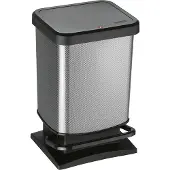 Rotho Paso, 20 l, Rechteckig, Metall, Kunststoff, Karbon, Kunststoff, Terrasse