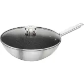 Zwilling Wok 30 cm rund 18/10 Edelstahl
