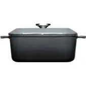 Woll Kasserolle Iron 24x24cm 4,1l Carbon Grey, Auflaufform, Quadratisch, Grau, Deutschland, 1 Stück(e), 4 l