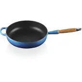 Le Creuset Sautierpfanne/Sauteuse, gusseisern, azurblau, 28 cm, 3,6 Liter
