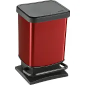 Rotho Paso, 20 l, Rechteckig, Metall, Kunststoff, Rot, Kunststoff, Terrasse
