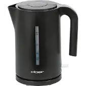 Cloer 4110, 1,7 l, 2200 W, Schwarz, Kunststoff, Wasserstandsanzeige, Überhitzungsschutz
