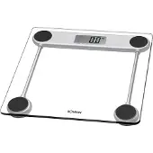 Bomann digitale Personenwaage mit Glas-Oberfläche | Waage Personen mit Messbereich von 2,5–150 kg | Körperwaage mit LCD-Display | Wage PW 1417 CB