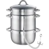 Schulte Ufer Schulte-Ufer 67940-26 Multifunktions-Entsafter Loop, Dampfentsafter, 26 cm Durch