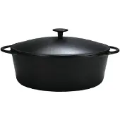 Karl Krueger Karl Krüger 62034 Gusseisen-Gansbräter Rustica - 34 x 27 x 12,5 cm - emailliert - außen u. innen schwarz matt