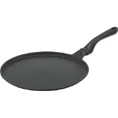 Kruger Crêpepfanne KRÜGER "Delta", schwarz, H:2cm Ø:28cm, Pfannen, Crêpepfanne, für Induktions-Kochfelder geeignet