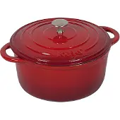 kela Bräter Calido 4l 11,5cm Ø24cm rot/beige