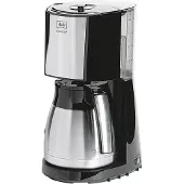 Melitta Enjoy II Top, Filterkaffeemaschine, 1,2 l, Gemahlener Kaffee, 1000 W, Schwarz