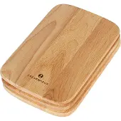 Zassenhaus Frühstücksbrett Holz 22x15cm 3 Set