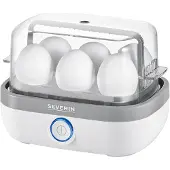 Severin EK 3164 Eierkocher 6 Eier 420Watt weiß/grau