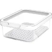Rotho Kühlschrankorganizer 1,2 l CAUMA, Farbe:Transparent