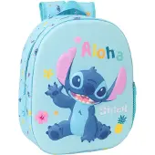 Disney 622554890 Stitch 3d 8.64l 32x43x14 Cm Rucksack Blau Blau One Size