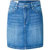 Pepe Jeans für Damen. PL9011244A2 Minirock blau (XS), Lässig, Baumwolle, Denim