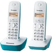 Panasonic KX-TG1612 Schnurlostelefon, Rufnummernanzeige, 15h Sprechzeit, 7 Tage Standby, DECT