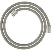 Hansgrohe AXOR ShowerSolutions Textilbrauseschlauch, 1600mm, beidseitig zylindrische Mutter, 28261800, Farbe: Stainless Steel Optic