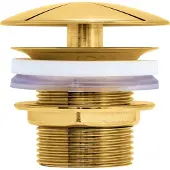 Duravit Schaftventil d 72mm, f WT ohne Überlauf, Gold poliert