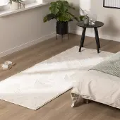 NATURL. Flauschiger Läufer - Cozy Creme 80x200cm