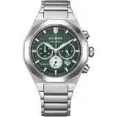 Citizen CA4691-59X Chronograph Uhr Herrenuhr Titan Chrono Datum silber