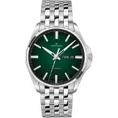 Junghans 27/4518.44 Meister S Herrenuhr Automatik Stahl/Dunkelgrün