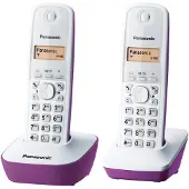 Panasonic KX-TG1612 Schnurlostelefon, Rufnummernanzeige, 15h Sprechzeit, 7 Tage Standby, DECT