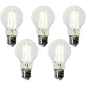LUEDD 5er-Set E27 Dimmbare LED-Glühbirnen A60 6W 500 lm 4000K