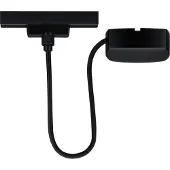 Paulmann URail Kabeleinspeisung Zigbee 1 m, schwarz matt, schwarz, Kunststoff