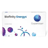 CooperVision Energys (6er Packung) Monatslinsen (-1 dpt & BC 8.6) für trockenere Augen