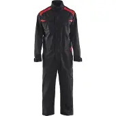 Blakläder Overall Industrie 6054 1800 in div. Farben, Farbe:schwarz/rot, Größe:46