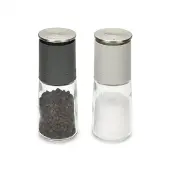 Joseph Joseph Salz- & Pfeffermühle Duo No-spill Grey