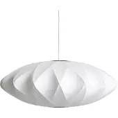 HAY - Nelson Saucer Crisscross Bubble Pendelleuchte Off-White (63,5 cm)