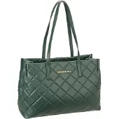 Mario Valentino Schultertasche Damen in Grün – Mit Laptopfach & Reißverschluss