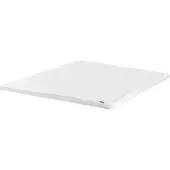 Beliani Matratzentopper Weiß Gelschaum 160 x 200 cm Polyester Bezug Komfort Schaumtopper