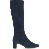 Caprice Damen Stiefel hoher Stretchschaft Karreé Langschaft 9-25547-41, Größe:38 EU, Farbe:Blau