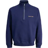 Jack & Jones Sweatshirt Mit Halbem Reißverschluss