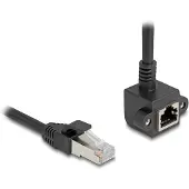 DeLOCK 81159, 5 m, Cat6, F/UTP (FTP), RJ-45, RJ-45, Schwarz