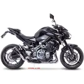 Leovince LV-10 Auspuffsystem mit EG-BE S/O 4-1 BL - Z900 17-19/A2 18-