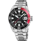 Festina Herren Uhr Casual Edelstahl Armbanduhr silber UF20669/6