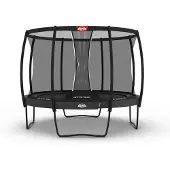 Berg Trampolin rund Champion Regular 330 Grau + Netz Deluxe