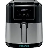 Hisense Heißluftfritteuse H06AFBS1S3, Leistung 1700W, Kapazität 5L, mit LED-Display und Touch-Steuerung, Digital einstellbare Temperatur, BPA- und PFOA-frei