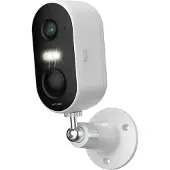 Beafon Safer 2L, IP-Sicherheitskamera, Draußen, Kabellos, Amazon Alexa & Google Assistant, Wand, Schwarz, Weiß