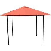 Grasekamp Antikpavillon Amalfi Flex 3 x 3 m Terra Gartenpavillon Partyzelt