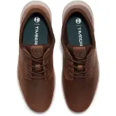 Timberland für Herren. TB0A6C8EW011 Parker Street Leder Turnschuhe braun (41.5), Wohnung, Schnürsenkel, Lässig