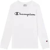 Champion Langarmshirt "SPORTWEAR LONG SLEEVE Standard Fit" Langarmdesign, aus Baumwolle, mit Rundhalsausschnitt, normale Länge